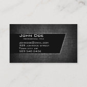 暗い金属 名刺 (裏面)