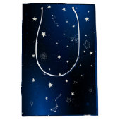 暗い銀河系と星 ミディアムペーパーバッグ (正面)