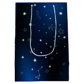暗い銀河系と星 ミディアムペーパーバッグ (裏面)