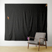 暗い銀河系背景 タペストリー (インサイチュ(横))