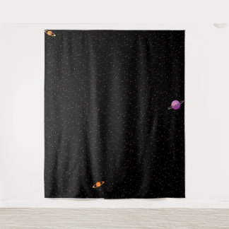 暗い銀河系背景 タペストリー