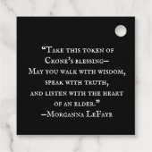 暗い開花の起伏の儀式 フェイバータグ (裏面)