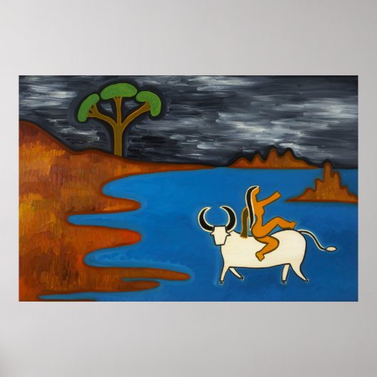 暗い闇の夜に包まれる ポスター (正面)