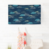 暗い雨の夜 横断幕 (インサイチュ)