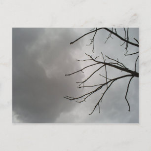 暗い雨雲 ポストカード