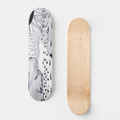 暗い雨 スケートボード (正面)