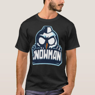 暗い雪だるま Tシャツ