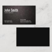 暗い革カメラオペレータ名刺 名刺 (正面/裏面)