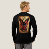 暗い飛行 トライブレンドＴシャツ (背面全体)