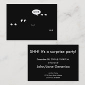 暗い驚きのパーティーで待つ 名刺 (正面/裏面)