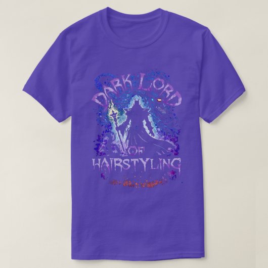 暗い髪型の主 Tシャツ (デザイン正面)