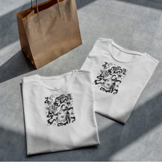 暗い魔法要素 Tシャツ