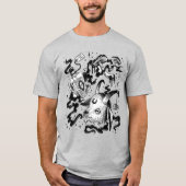 暗い魔法要素 Tシャツ (正面)