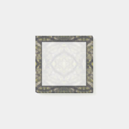 暗い黄色の抽象的な水彩画アート ポストイット