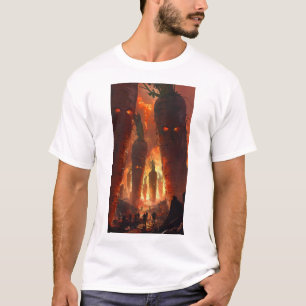 暗い黙示録の風景Tシャツ Tシャツ