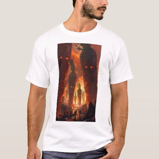 暗い黙示録の風景Tシャツ Tシャツ (正面)
