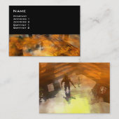 暗い/エイリアンの世界SF 名刺 (正面/裏面)