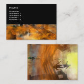 暗い/エイリアンの世界SF 名刺 (正面/裏面)