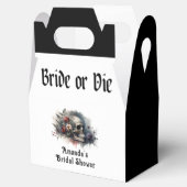 暗い ゴシックな花嫁が選ぶか死ぬか ブライズシャワー フェイバーボックス (オープン)