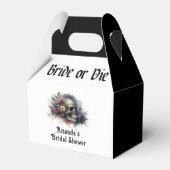 暗い ゴシックな花嫁が選ぶか死ぬか ブライズシャワー フェイバーボックス (正面サイド)