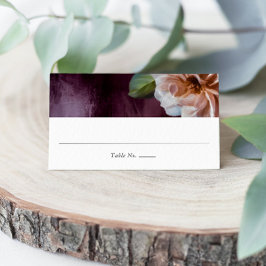 暗い+ムーディ素朴フローラ結婚の座席表 プレイスカード