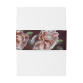 暗い+ムーディ素朴フローラ結婚式招待状 招待状ベリーバンド (裏面例)