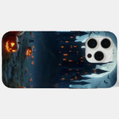 暗い、中世の城、こうもり、カボチャ Case-Mate iPhoneケース (裏面 (横))