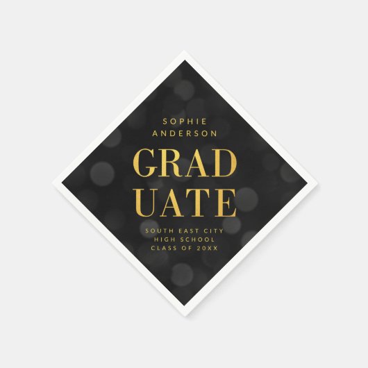 暗い《写真》ぼけ味照明フェイク金ゴールド研究科 スタンダードカクテルナプキン (角)