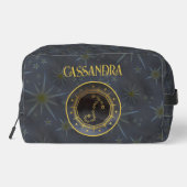 暗い〔占星術の〕十二宮図星占い：蠍座黒い金ゴールド名 ドップキット (裏面)