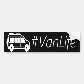 暗い#VANLIFEのバンパーステッカー バンパーステッカー