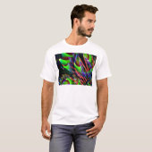 暗いAbstract.JPGの白熱 Tシャツ (正面フル)