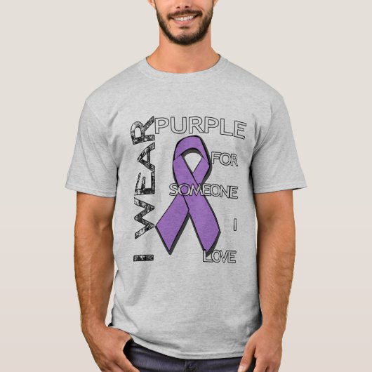 暗いAlzheimerの認識度 Tシャツ (正面)