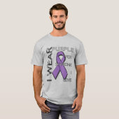 暗いAlzheimerの認識度 Tシャツ (正面フル)
