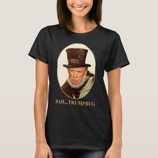 暗いBah TrumpBugの女性 Tシャツ (正面)