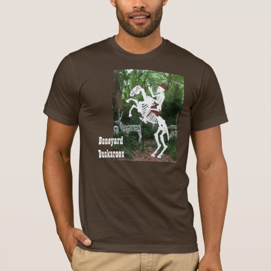 暗いBoneyardのBuckaroosのTシャツ Tシャツ (正面)