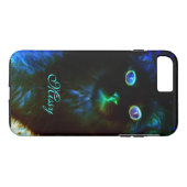 暗いCat iPhone 7プラスのケースで輝く Case-Mate iPhoneケース (裏面(横))