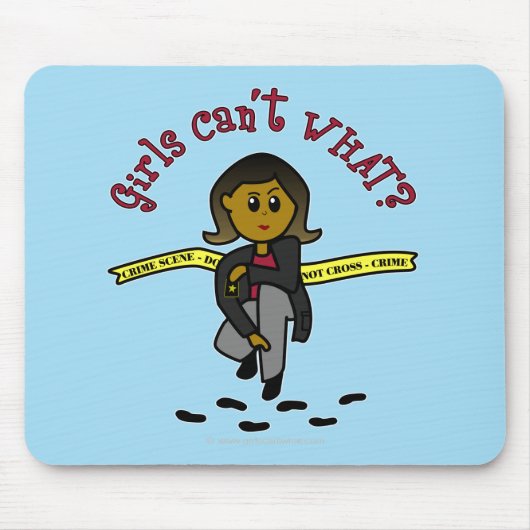 暗いCSIガール マウスパッド (正面)