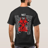 暗いMLT2 Tシャツ (裏面)