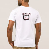 暗いSelectaの水彩画のロゴのワイシャツ Tシャツ (裏面)