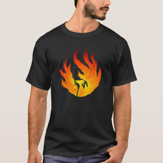 暗いTのためのフェニックス Tシャツ
