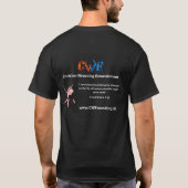 暗いTシャツ Tシャツ (裏面)