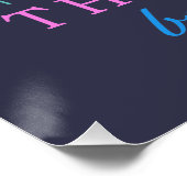 暗おもしろいい背景ID113を民主化して再装飾 ポスター (コーナー)