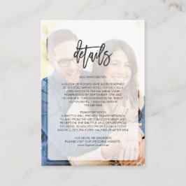 暗お洒落色のフォトジオメ結婚トリの詳細 エンクロージャーカード