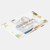 暗お洒落色のフォトジオメ結婚トリ ゲストブック (コーナー)