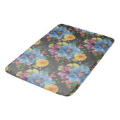 暗かわいらしいフローラ バスマット (アングル)