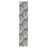 暗かわいらしいフローラ ミディアムテーブルランナー (正面)