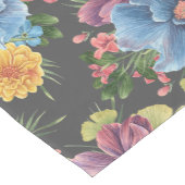 暗かわいらしいフローラ ミディアムテーブルランナー (コーナー)