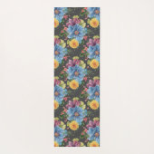 暗かわいらしいフローラ ヨガマット (裏面)