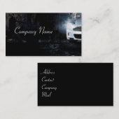 暗がりのエスタイリッシュキゾチックなスポーツカー 名刺 (正面/裏面)