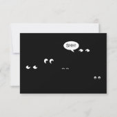 暗がりの中で待っていた。驚きのパーティー! 招待状 (正面)